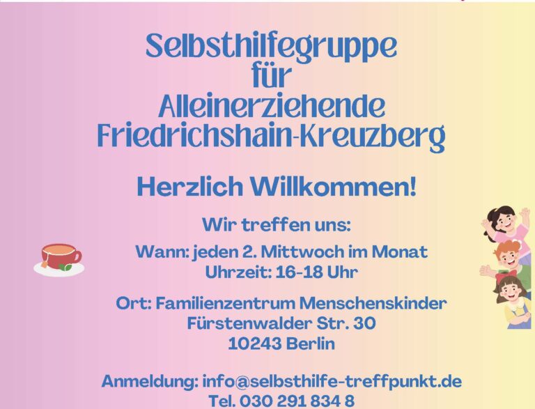 Selbsthilfegruppe für Alleinerziehende in Friedrichshain-Kreuzberg