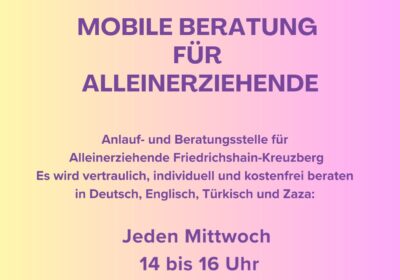Mobile Beratung für Alleinerziehende