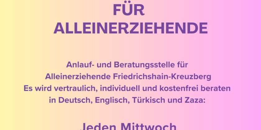Mobile Beratung für Alleinerziehende