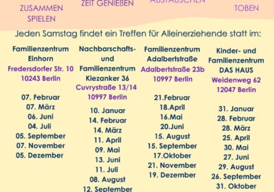 Frühstück für Alleinerziehende und ihre Kinder